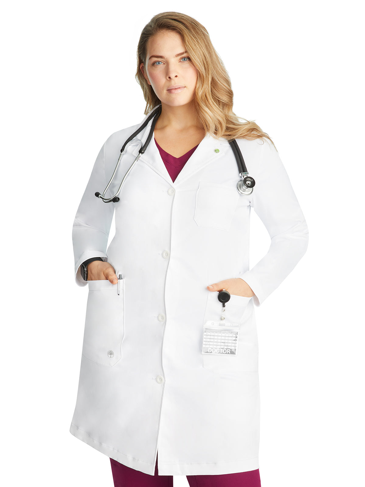 Women's Five-Pocket 37.5" Faye Lab Coat