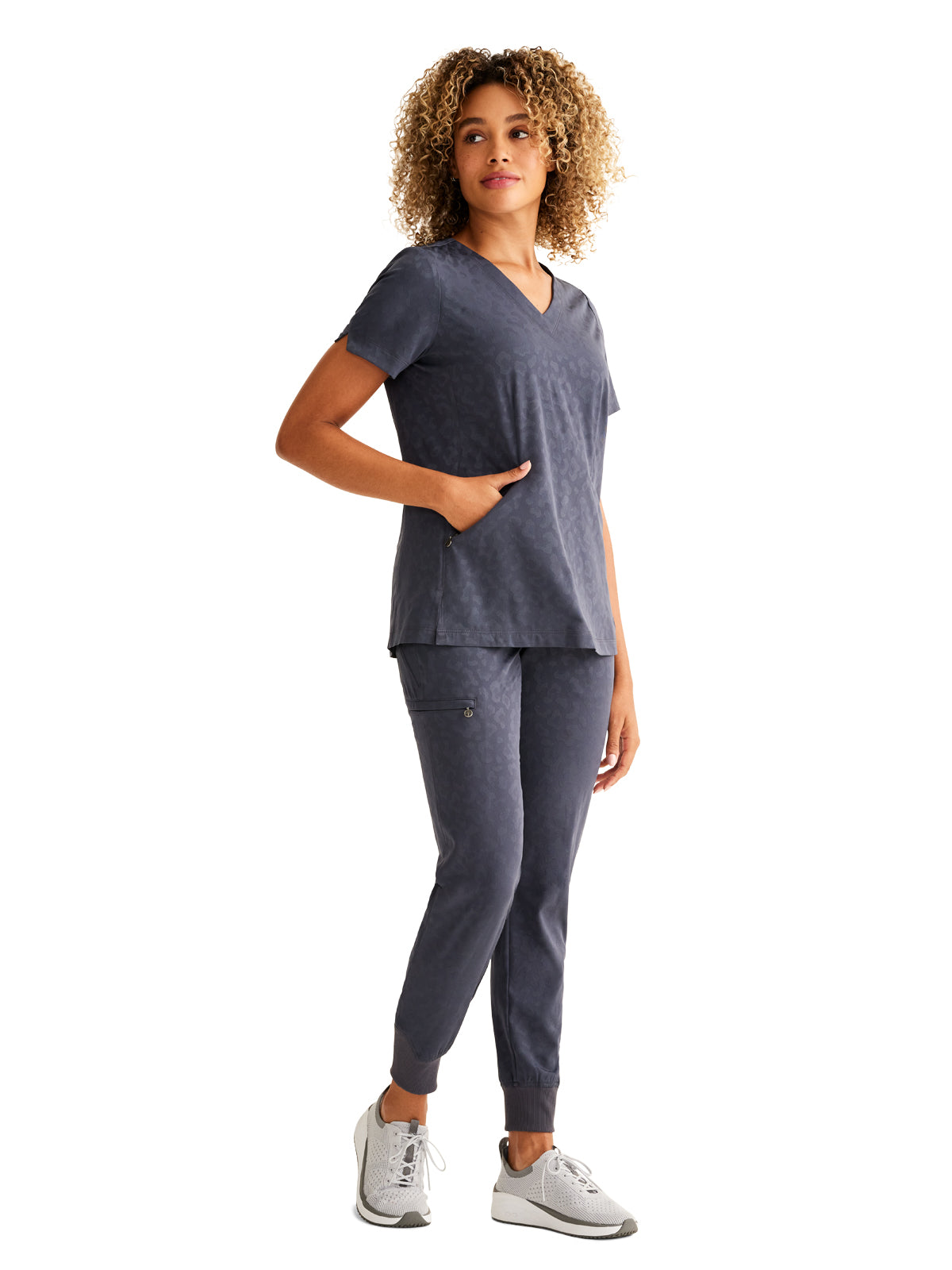 Women's 2-Pocket Jolie Scrub Top