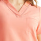 Women's 1-Pocket V-Neck Scrub Top