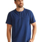 Men's 1-Pocket Mandarin Collar Scrub Top