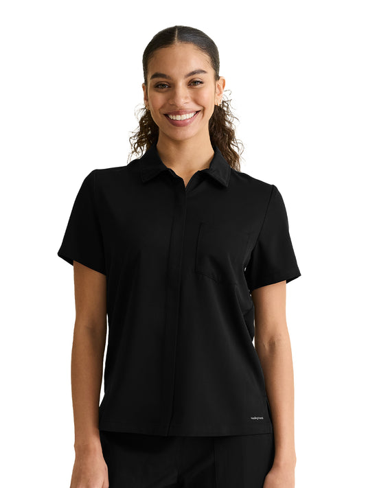 Women's 1-Pocket Zip Front Top