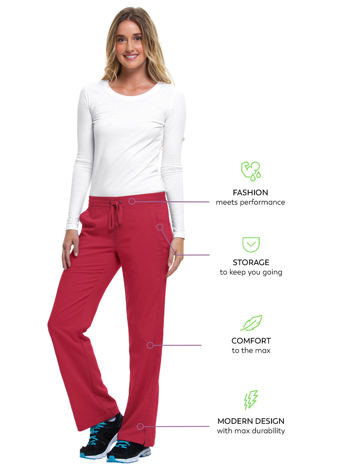 Women's Flat Front Pant