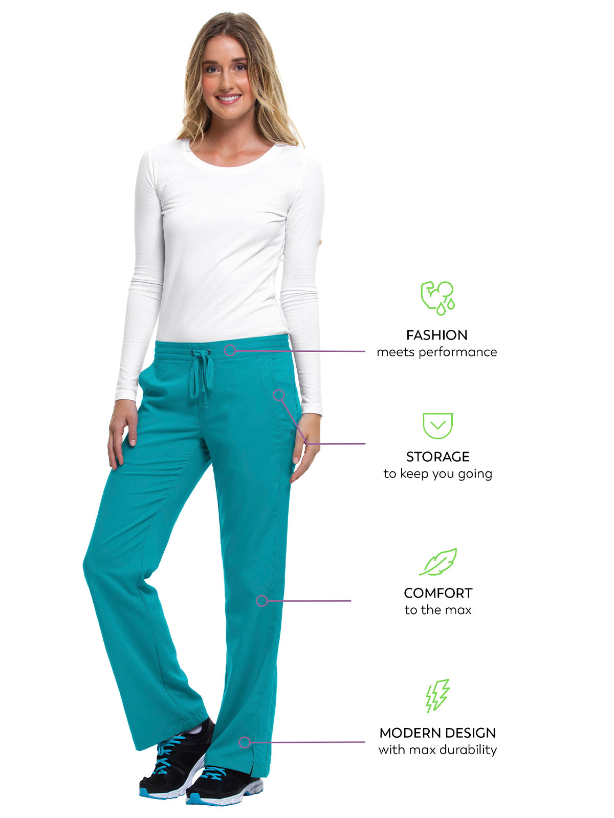 Women's Flat Front Pant