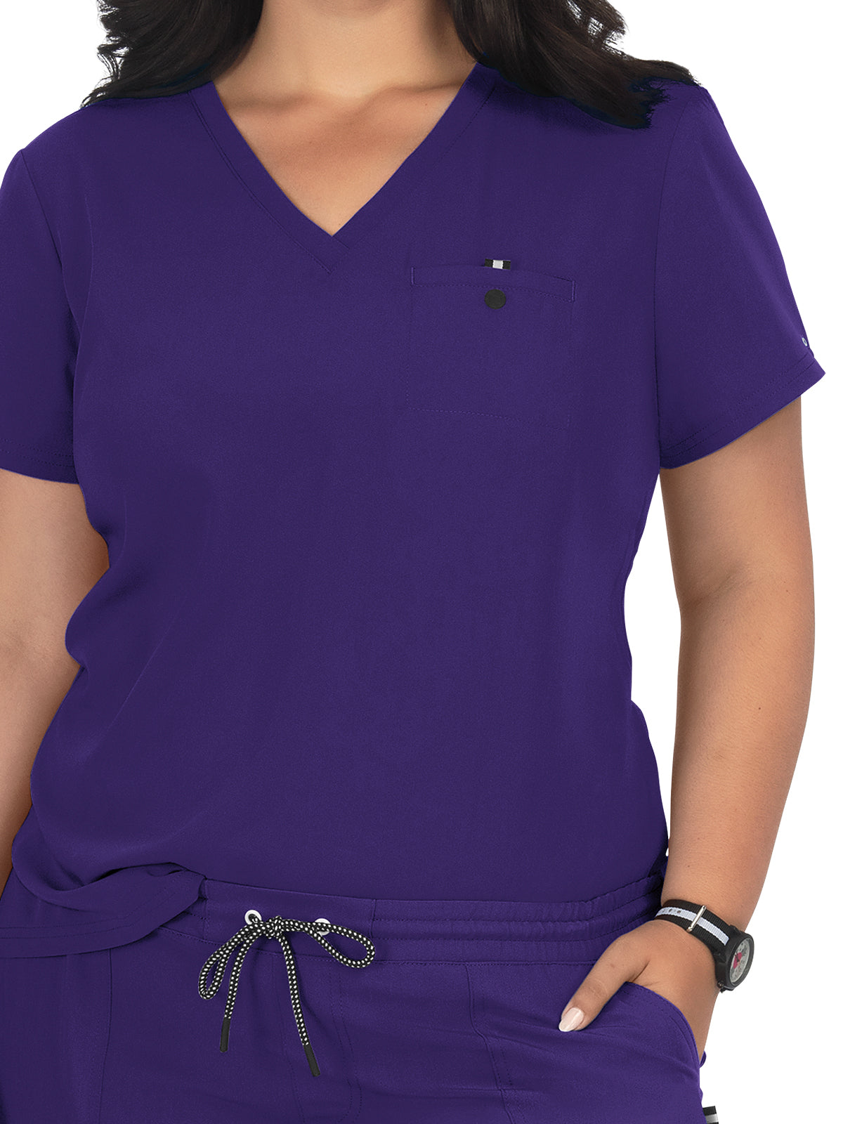 Women's 1-Pocket Tuck-In Ready to Work Scrub Top