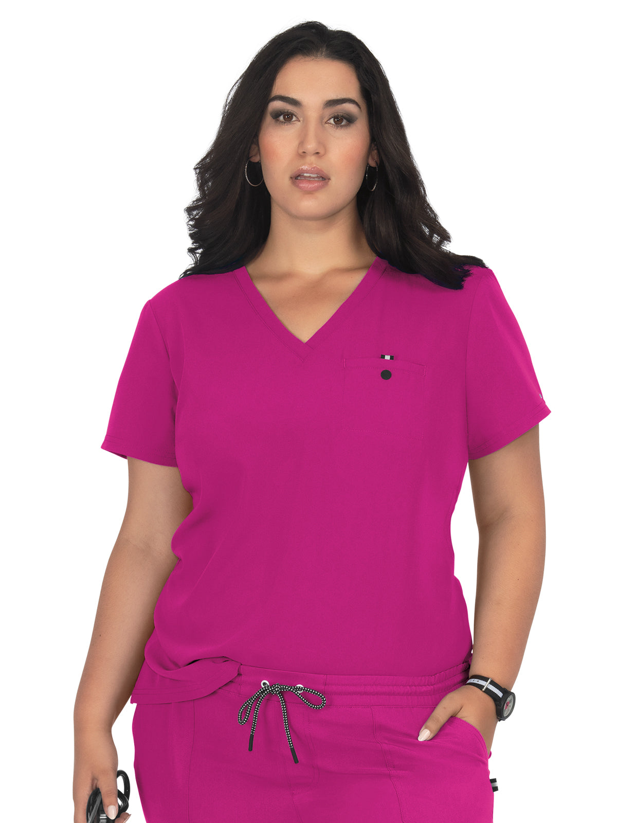 Women's 1-Pocket Tuck-In Ready to Work Scrub Top