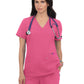 Women's 3-Pocket Wide V-Neck Stretch Hustle and Heart Scrub Top