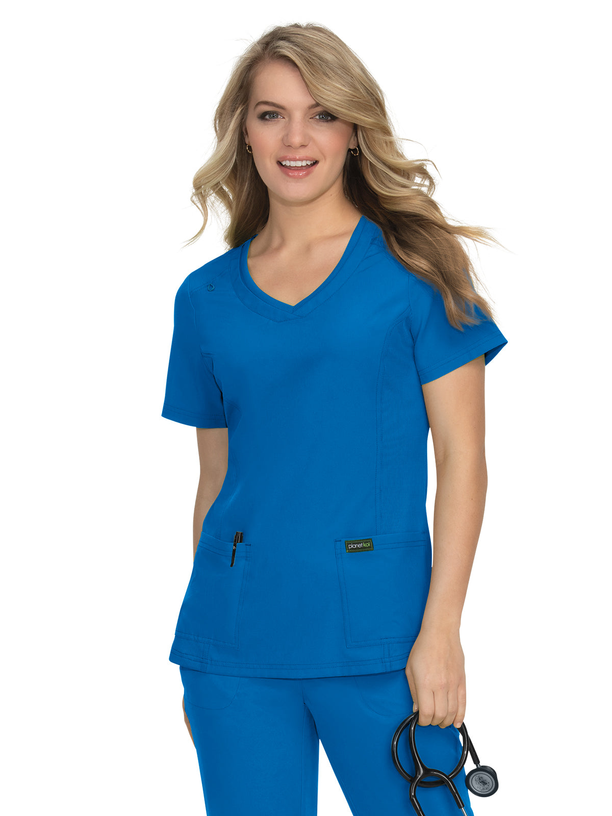 Women's 2-Pocket Eco-Friendly Longevity Scrub Top