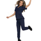 Women's 4-Pocket Split-Neck Action Scrub Top