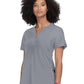 Women's 4-Pocket Split-Neck Action Scrub Top