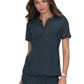 Women's 4-Pocket Split-Neck Action Scrub Top