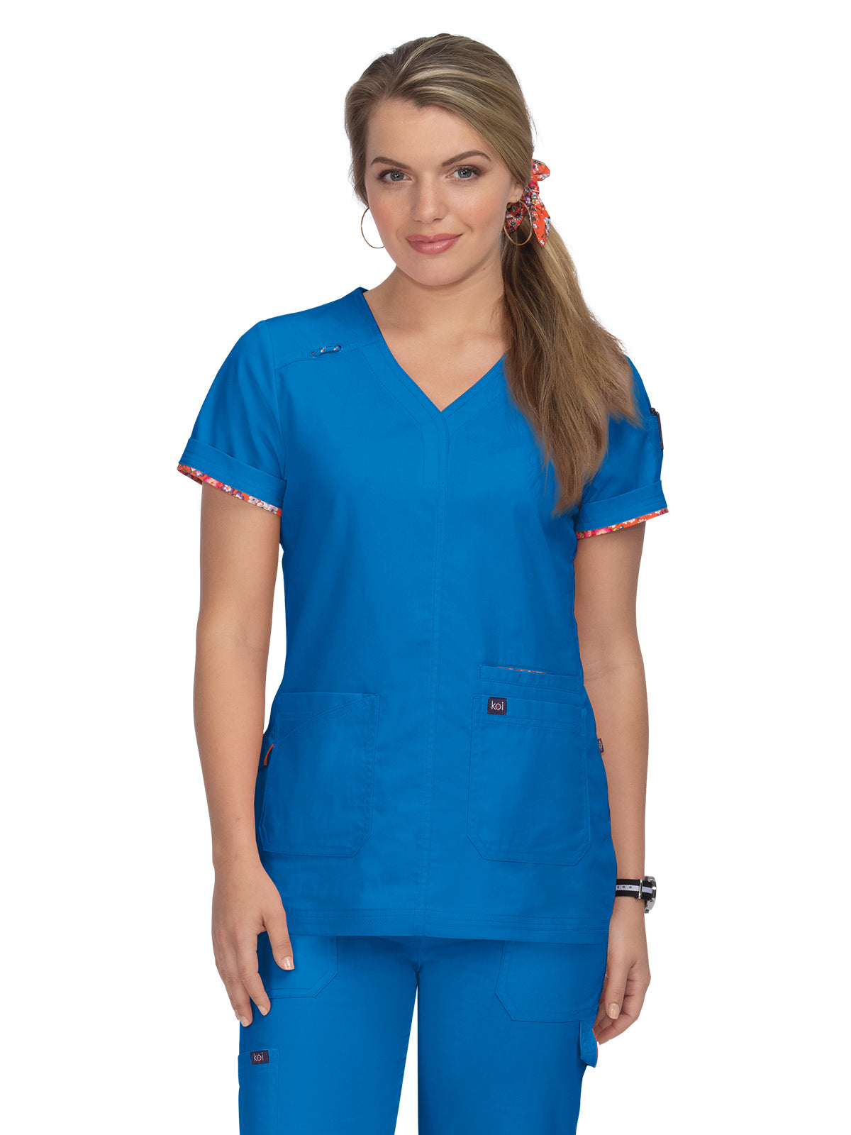 Women's Breathable Stretch Liv Scrub Top