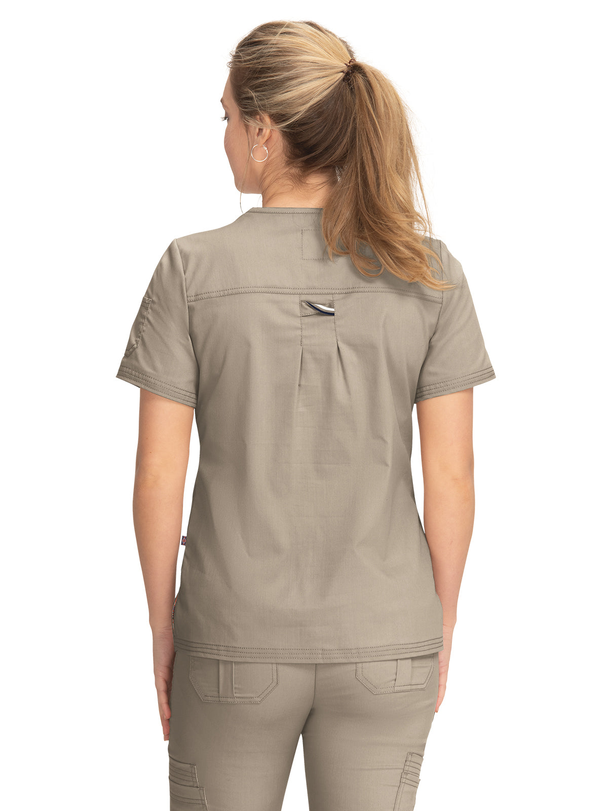 Women's Breathable Stretch Liv Scrub Top