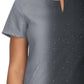 Women's 2-Pocket Ombre Split-Neck Balance Scrub Top