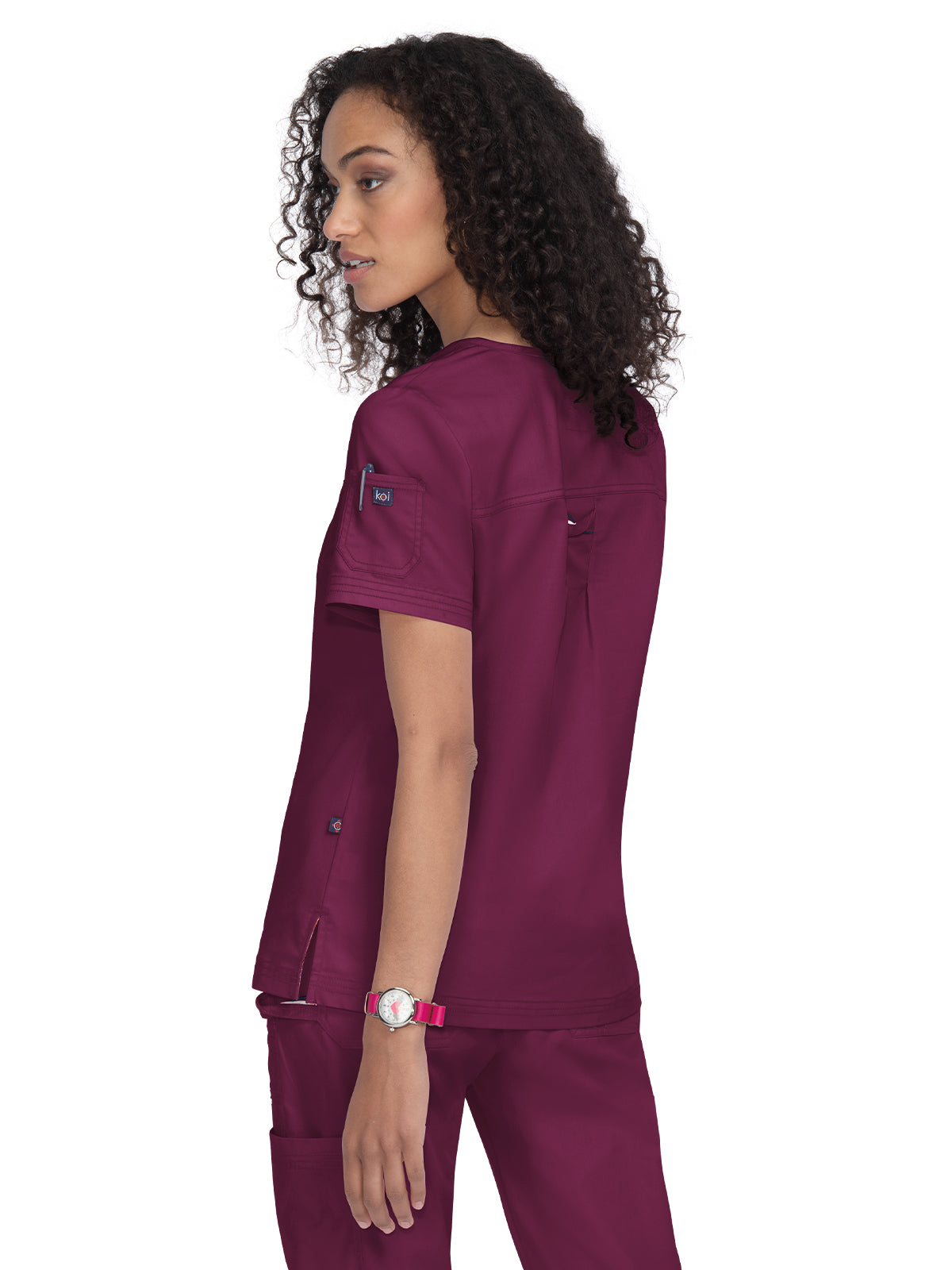 Women's Durable Breathable Stretch Georgia Scrub Top