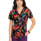 Women's 4-Pocket Stretch Eco-Friendly Print Aria Scrub Top