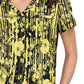 Women's 1-Pocket Print V-Neck Layla Scrub Top