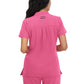 Women's 4-Pocket Zipper-Neck Mandarin Collar Driven Scrub Top