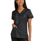 Women's 2-Pocket Stretch Print Velora Scrub Top