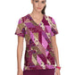 Women's 2-Pocket Print Leia Scrub Top