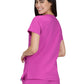 Women's Ribbed V-Neck 4-Pocket Sari Scrub Top