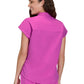 Women's Zipper Neck Combo Chest Pocket Catrin Scrub Top