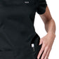 Women's 3-Pocket Soft Rib Trim V-Neck Nicole Scrub Top