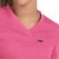 Women's 3-Pocket Soft Rib Trim V-Neck Nicole Scrub Top