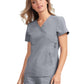 Women's 3-Pocket Mock-Wrap Philosophy Scrub Top