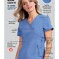 Women's 3-Pocket Mock-Wrap Philosophy Scrub Top