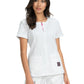 Women's 4-Pocket Zipper Neck Serenity Scrub Top