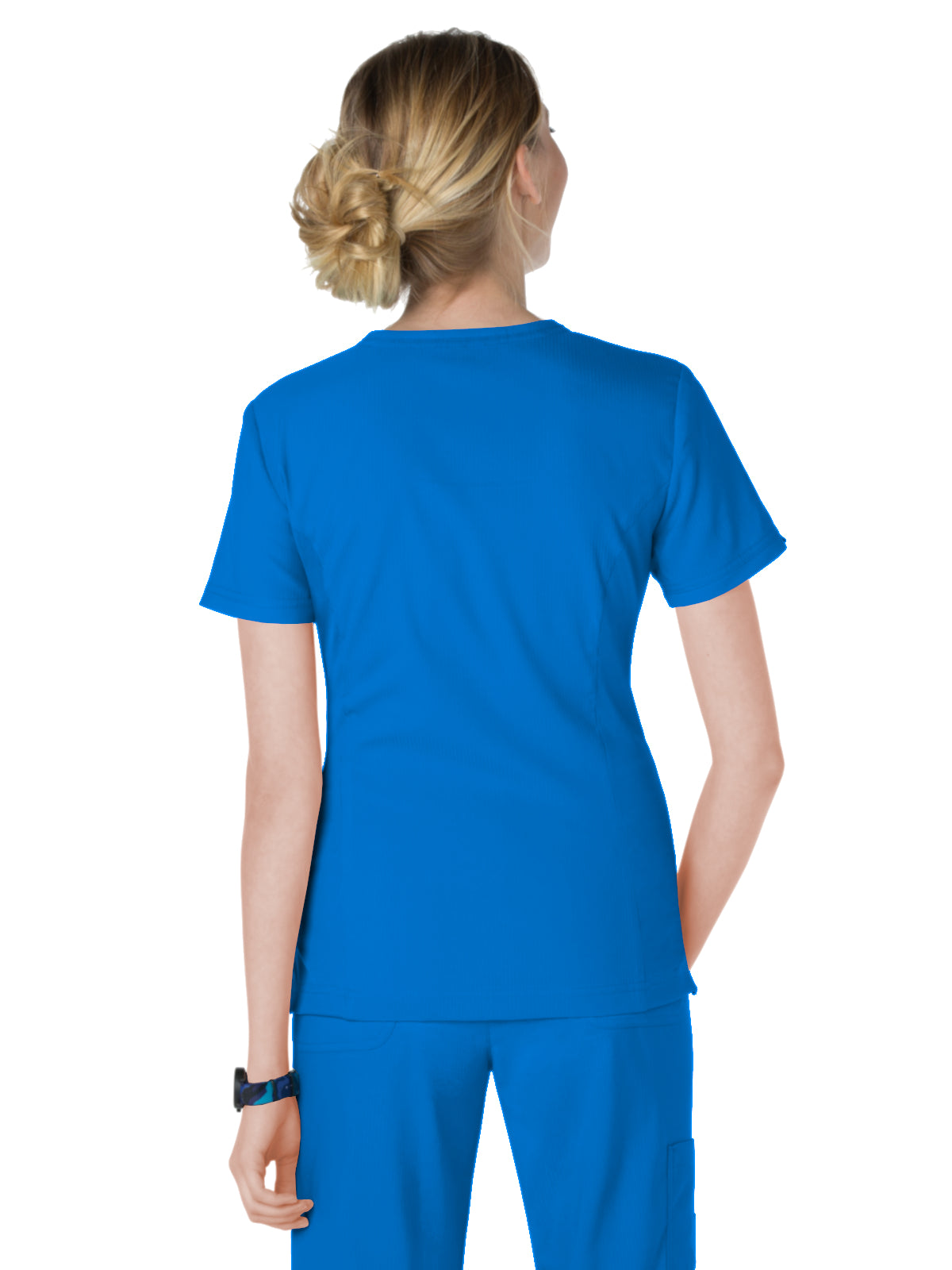 Women's 4-Pocket Zipper Neck Serenity Scrub Top