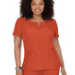 Women's 4-Pocket Zipper Neck Serenity Scrub Top