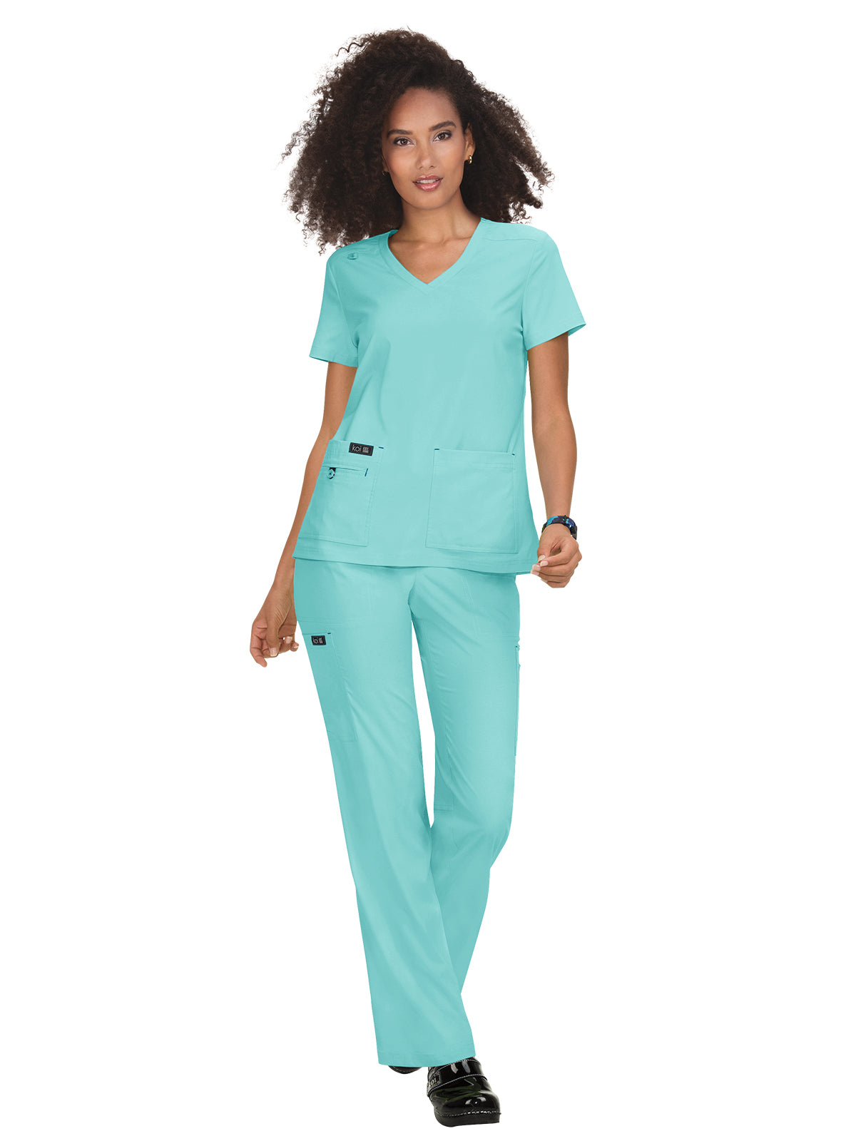 Women's 4-Pocket Stretch V-Neck Becca Scrub Top