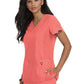 Women's Mock-Wrap Neck Katie Scrub Top