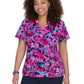 Women's Athletic-Inspired, Breathable Mesh Leslie Scrub Top