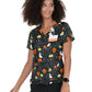 Women's Athletic-Inspired, Breathable Mesh Leslie Scrub Top