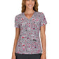 Women's Athletic-Inspired, Breathable Mesh Leslie Scrub Top