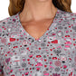 Women's Athletic-Inspired, Breathable Mesh Leslie Scrub Top