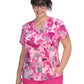 Women's Athletic-Inspired, Breathable Mesh Leslie Scrub Top