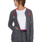 Women's 3-Pocket 2-Way Zipper Clarity Scrub Jacket