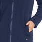 Women's 2-Pocket Super Soft Fleece Wellness Scrub Jacket