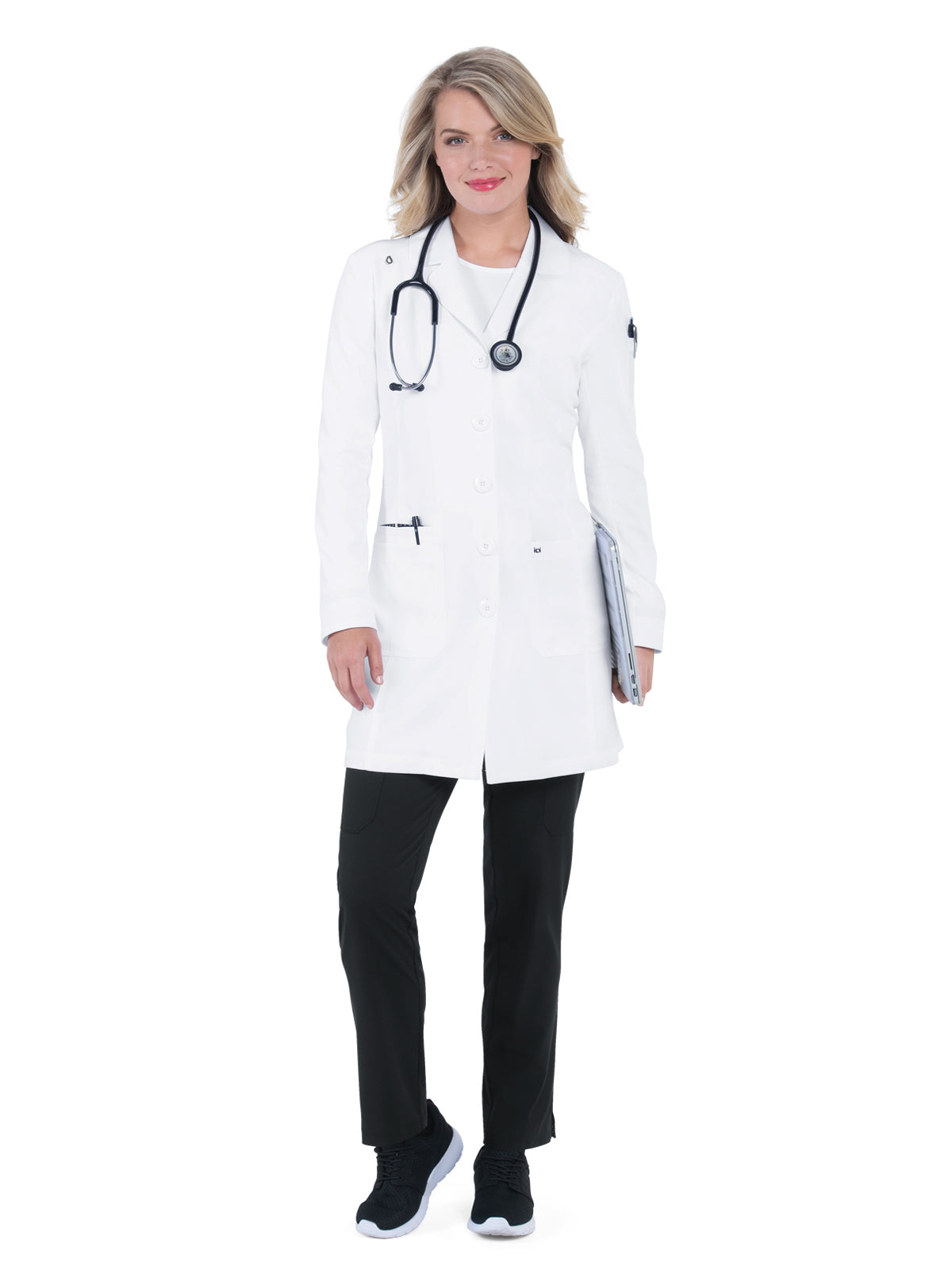 Women's Four-Pocket 35" Stretch Her Everyday Lab Coat