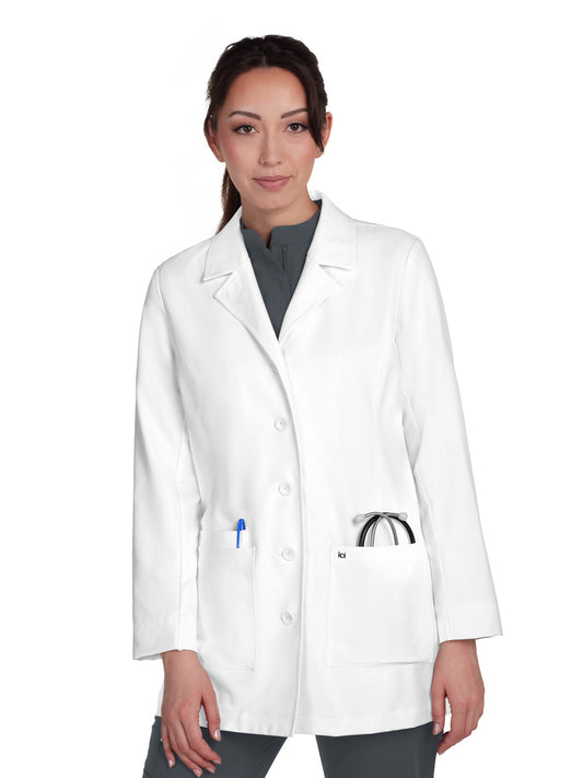 Women's 3-Pocket Button-Front Hema Lab Coat