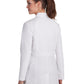 Women's Collarless Pearlized Button-Front Care Lab Coat