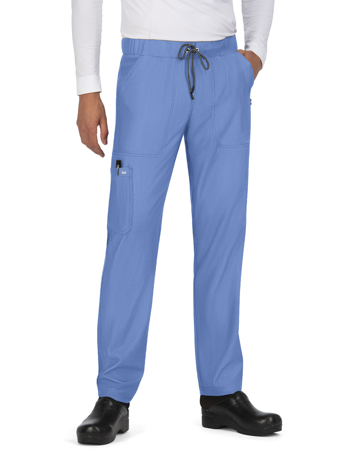 Men's 6-Pocket Straight Leg Make it Happen Scrub Pant