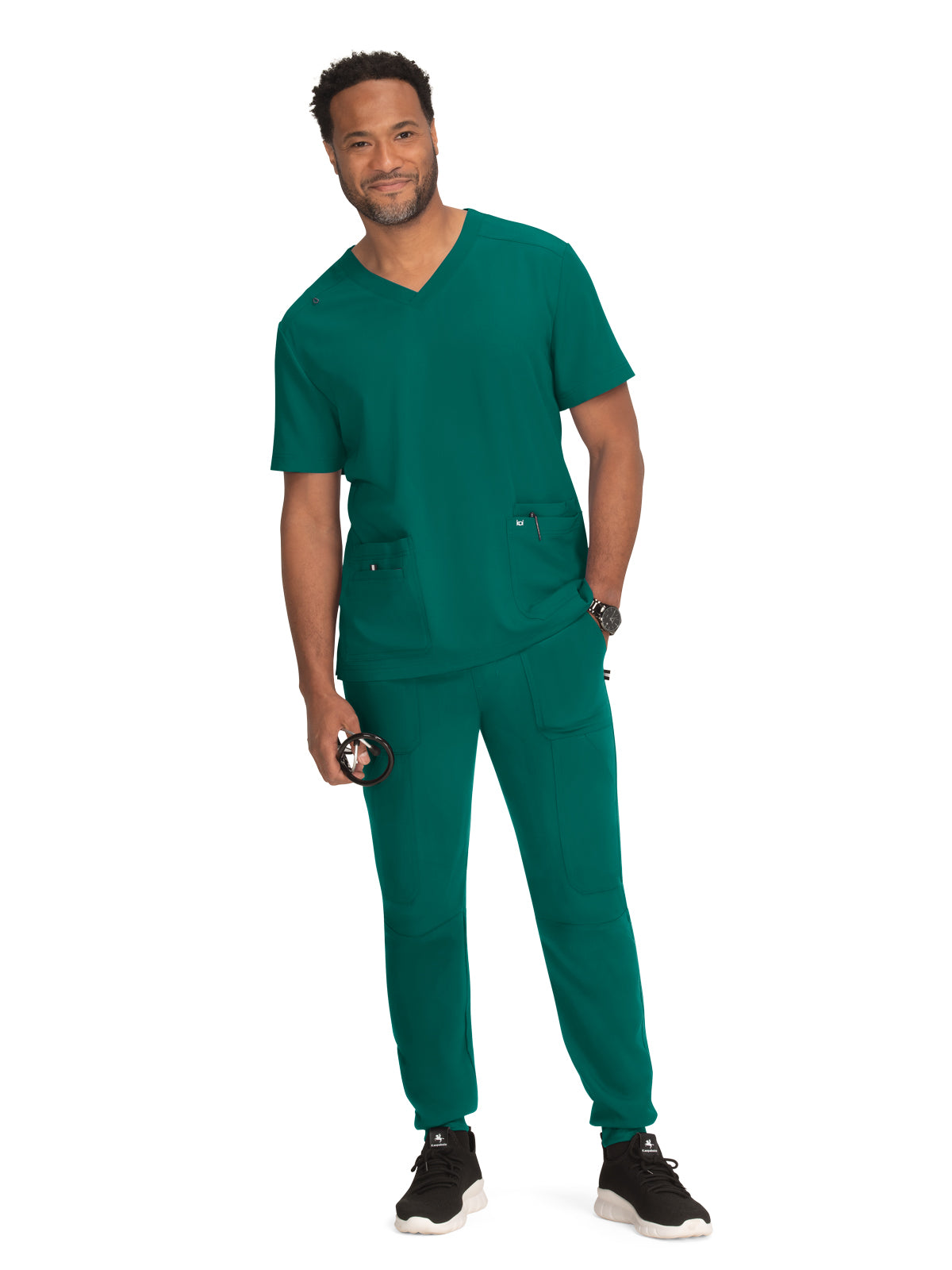 Men's 4-Pocket  V-Neck Free To Be Scrub Top