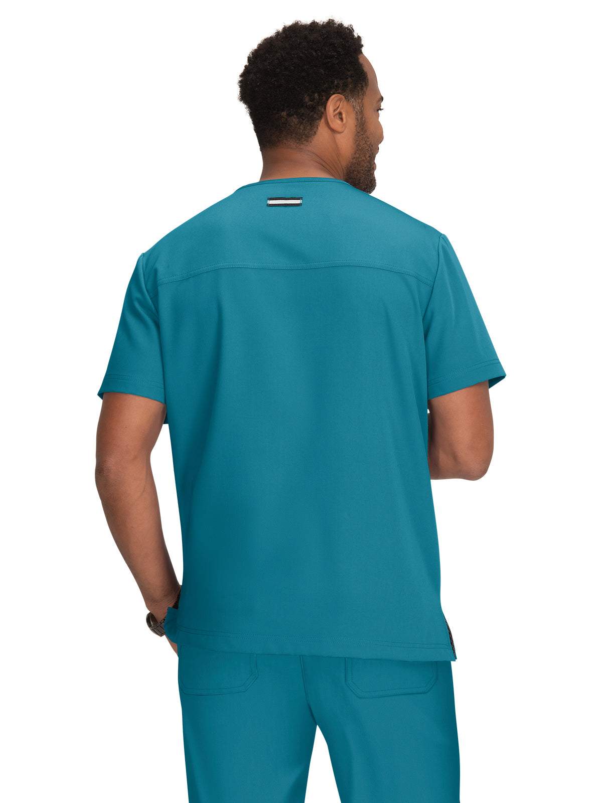 Men's 4-Pocket  V-Neck Free To Be Scrub Top