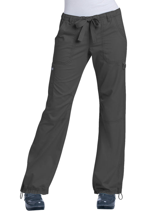 Women's 7-Pocket Adjustable Drawstring Lindsey Cargo Scrub Pant