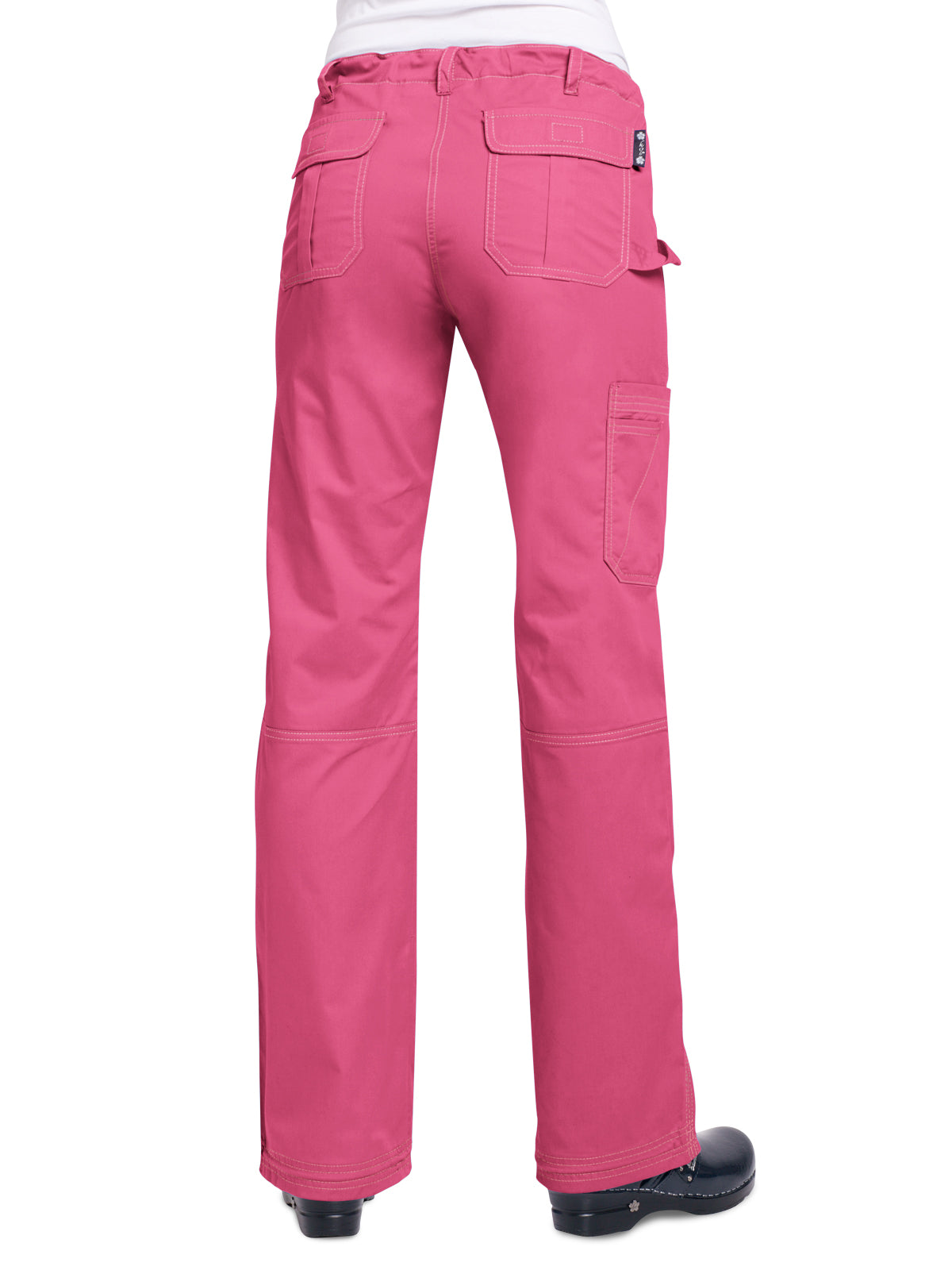 Women's 7-Pocket Adjustable Drawstring Lindsey Cargo Scrub Pant