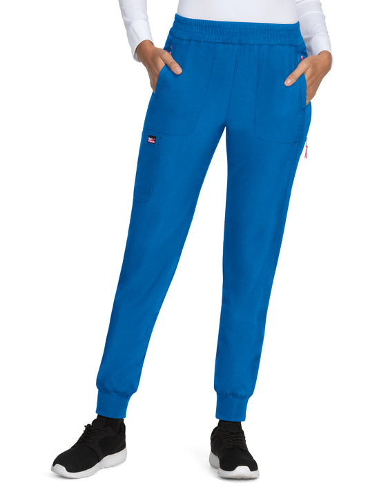 Women's 7-Pocket Easy Fit Elastic Waist Jogger Power Scrub Pant